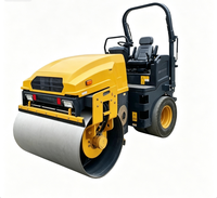 Compacteur vibrant d'asphalte compact SRK04, système entièrement hydraulique, force de compactation 40kN, poids opérationnel 4000kg, largeur de travail 3000mm