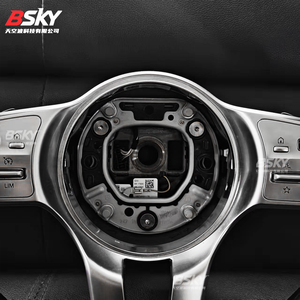 Lederen stuurwiel voor Mercedes-Benz C190 W117 W166 W177 S500 W205 W213 W216 W217 W218 W222 W253 W257 W463 GLE G63 C63AMG - Product Image 3