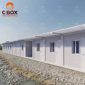 Cbox Installation rapide préfabriquée modulaire en kit Bureau Structure en acier 2 étages Dortoir de chantier Camp de travailleurs Conteneur mobile - Product Image 1