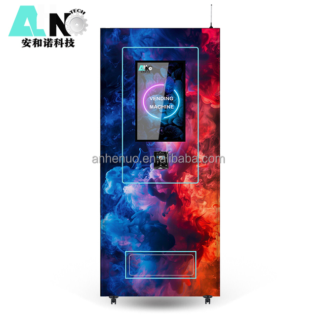 24/7 Service AHN TECH Snus Nicotine Tobacco Vending Machine 21.5" Touch Screen Big Capacity WiFi 4G Cloud-Based Management for