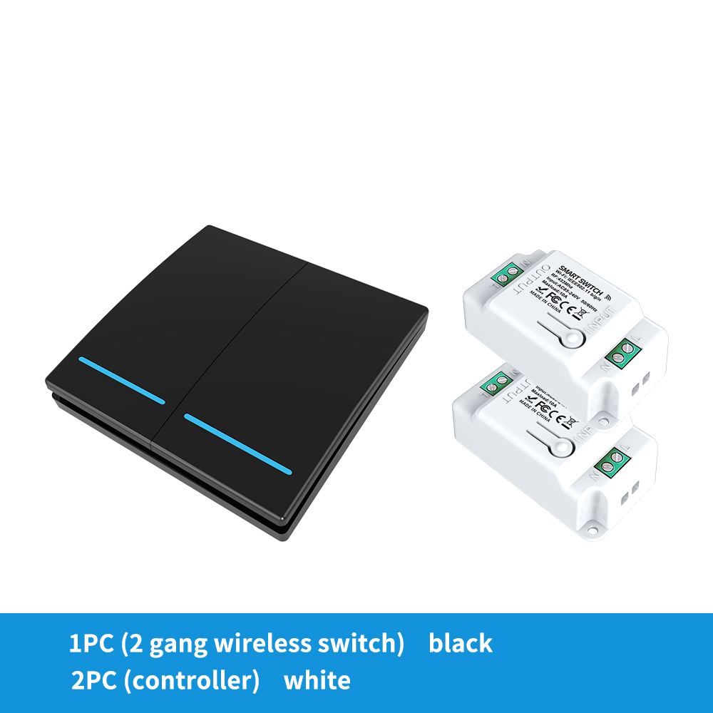 Negro 1 x interruptor de dos posiciones + 2 x controladores