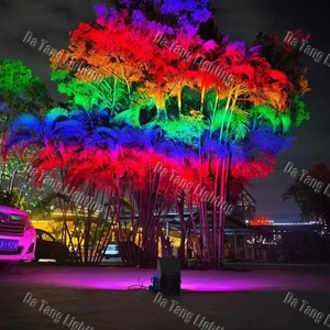 RGB Landscape <b>Lighting</b> for Creating Color Transitions Across <b>Trees</b> and Outdoor Features in Commercial Projects - Product Image 4