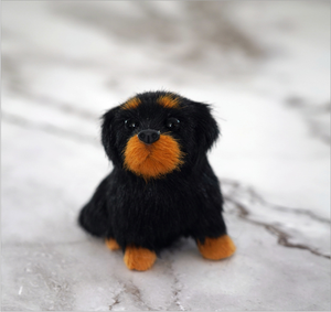 Simulazione morbida simulazione realistica dormire respirazione gatto peloso cane animale adorabile peluche farcito giocattoli - Product Image 2