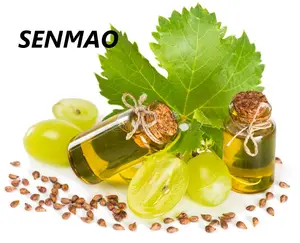 Private Labeling Grape Seed Oil Supplier Bulk Organic Grapeseed Oil Carrier Oil For Face Skin Hair Cold Pressed