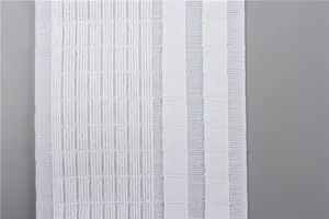 Kore dalga kat perde bant perde dalga kat bant ev tekstili ev dekorasyon için perde bant için 100 polyester toptan