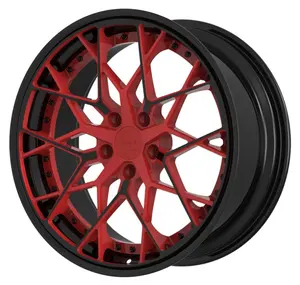 High Standard Forged Wheels 18 19 20 21 22 23 24 Inch PCD 5x100/120 Duo Color Aluminium Wheel For Cars