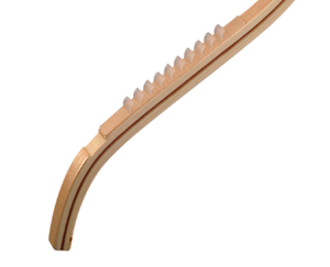 Venta directa de fábrica de perchas de madera laminada de madera contrachapada de alta calidad, perchas de madera <span class=keywords><strong>Zara</strong></span> - Product Image 3