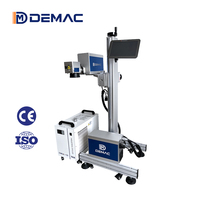 Imprimante laser UV d'usine, résistante aux rayures, pour codes QR, codes-barres, sans consommables d'encre, 5W, machine de marquage et de codage pour sacs en plastique et câbles
