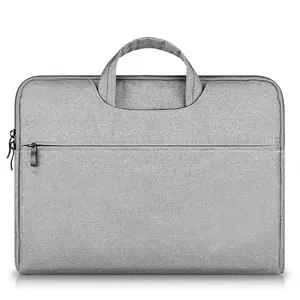 Hot Selling Waterproof Wholesale High Quality Polyester 15.6" Laptop Briefcase Portable Handbag Laptop Bag For Macbook