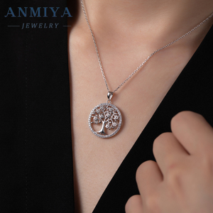 Nouveau design personnalisé <span class=keywords><strong>de</strong></span> bijoux en <span class=keywords><strong>argent</strong></span> Sterling pour femmes <span class=keywords><strong>collier</strong></span> <span class=keywords><strong>arbre</strong></span> <span class=keywords><strong>de</strong></span> <span class=keywords><strong>vie</strong></span> personnalisé pour cadeau <span class=keywords><strong>de</strong></span> famille pour couple - Product Image 5