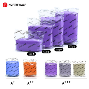 Argilla Sintetica North Wolf Magic per Detailing <span class=keywords><strong>Auto</strong></span>, Non Abrasiva, Viola, 50g con Custodia, Ecologica e di Alta Qualità - Product Image 4