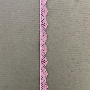 Custom Small Elastic Pink Lace Border For Underwear