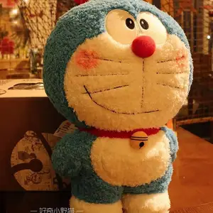 Nuovo stile Doraemon peluche 35/45/55cm Robot gatto giapponese cartone animato blu Doraemon bambola imbottita regalo di compleanno per bambini