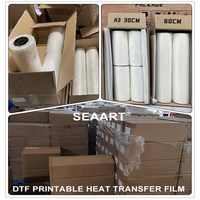 Papel de Transferencia DTF, Película PET A3 A4 A3+, Hoja para Transferencia Térmica en Camisetas, Película DTF para Impresora de Inyección de Tinta Digital Epson L1800 R1390 R805