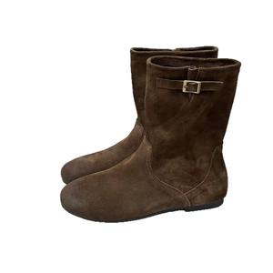 Bottes de cowboy occidentales vintage 2026 à bout rond, rehaussantes, confortables et tendance, toutes occasions - Product Image 5