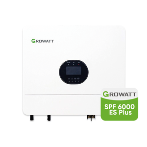 Disponible en Stock: Sistema Solar Fuera de Red de 48V Monofásico Growatt SPF 6000 Plus con Batería de Iones de Litio y 99.9% de Eficiencia MPPT - Product Image 1