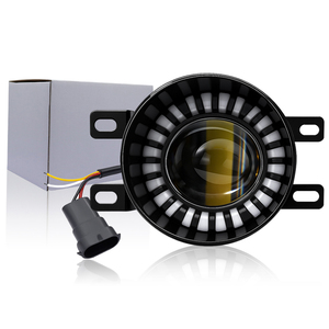 JHS Faros Delanteros de 4 Pulgadas, Iluminación Automática, Luces Antiniebla Impermeables, Focos Led con Anillo Angel Halo, Motocicletas para Camiones, Jeeps, ATV - Product Image 3