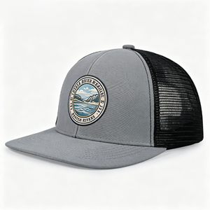 Professional Custom Printing Embroidery Logo 5 Panel Trucker Cap Mesh Premium Foam Trucker <b>Hat</b> - Product Image 2