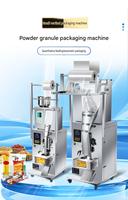 Machine d'emballage verticale, machine de remplissage quantitatif de poudre, machine d'emballage automatique de sachets de thé granulaires à scellage quatre côtés