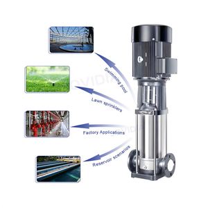 Pompe centrifuge multi-étages historique série CDL/CDLF en acier inoxydable 380V/220V haute pression pour l'irrigation commerciale - Product Image 5