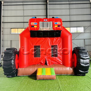 Château gonflable Monster Truck personnalisable pour enfants, avec <span class=keywords><strong>logo</strong></span>, pour fêtes commerciales - Product Image 2