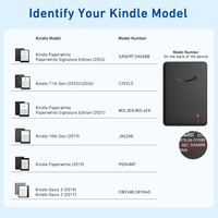 Étui Kindle Personnalisé pour Kindle Paperwhite Colorsoft, Design Photo DIY et Texte sur Mesure, Housse de Protection