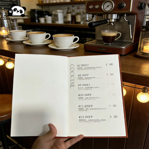 Menu en cuir véritable de luxe pour restaurants, format A4 A5, avec logo personnalisé et reliure dissimulée à vis - Product Image 6