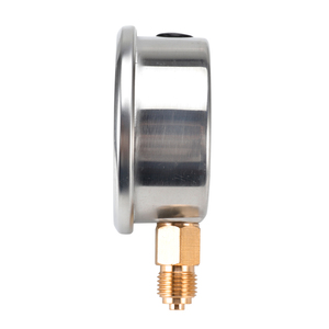 Đồng Hồ Đo Áp Suất Dầu Chống Sốc Vỏ Thép Không Gỉ 0-1bar,0-15psi, Áp Kế Gắn Dưới - Product Image 5