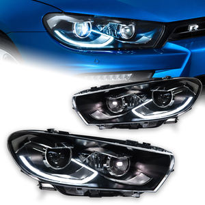 Modèle de voiture AKD pour VW <span class=keywords><strong>Scirocco</strong></span> 2009-2017, feux de jour LED, signal dynamique, faisceau haut et bas, feux de jour, lampes automatiques - Product Image 2