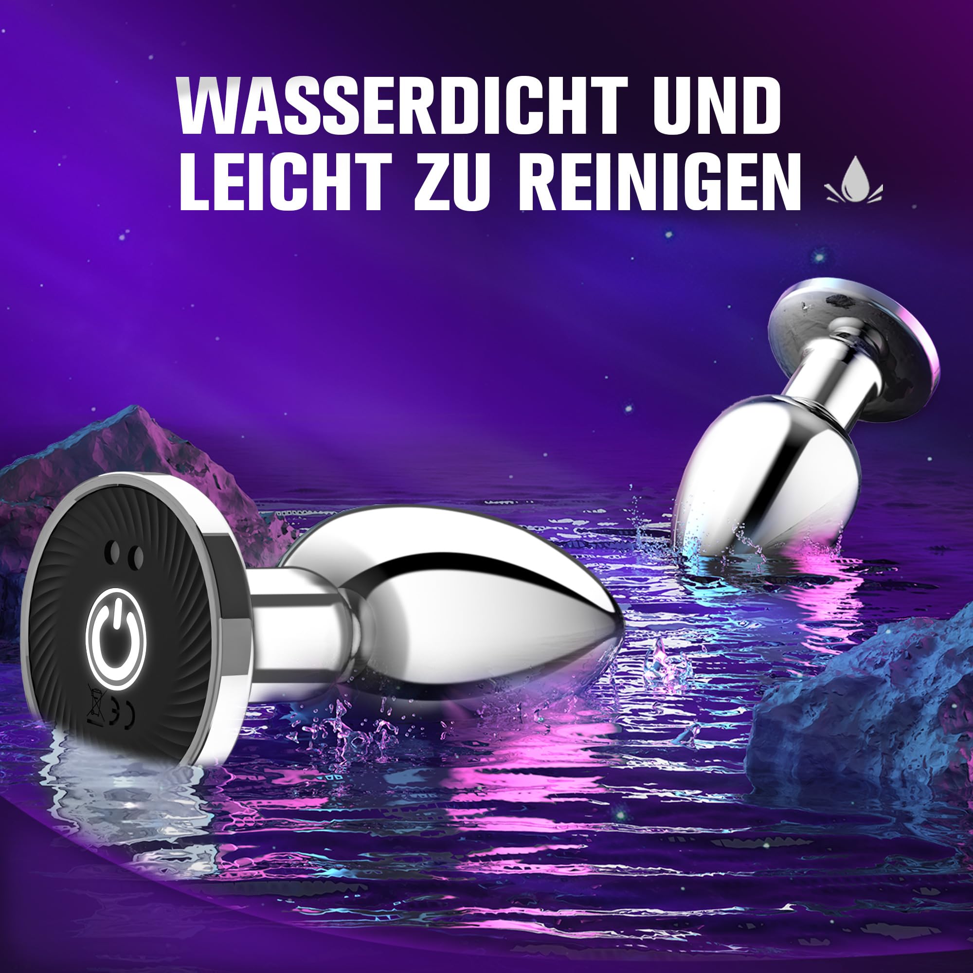 Stainless Steel Anal Plug - Waterproof Butt Plug for Men & Women, Perfect for Anal Stimulation & Relaxation Massage Stainless Steel Anal Plug - Waterproof Butt Plug for Men & Women, Perfect for Anal Stimulation & Relaxation Massage