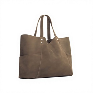 BS INTERNATIONAL Bolso de Mano de Cuero Genuino 100% Original de Color Negro, Impermeable, de Gran Capacidad, para Mujer, de Primera Calidad, Regalos - Product Image 4