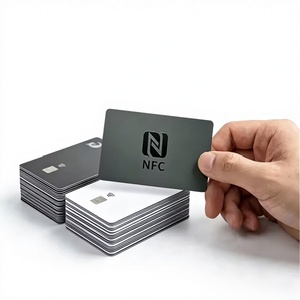 Carte PVC Imprimée UV Motif 3D Noir NFC RFID 13.56MHz Étanche Mini Tag Adhésion Entreprise Hôtel Cadeau Accès 1k - Product Image 1