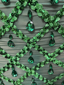 Robe de minuit bleu maille diamant robe femmes élégantes dames robes pour invité de <span class=keywords><strong>mariage</strong></span> - Product Image 6