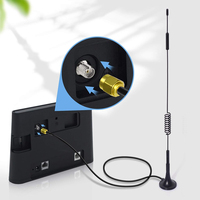Antenne de communication 4G LTE à hélice à ressort, personnalisable, omnidirectionnelle, avec câble RG174, fixation magnétique puissante, mâle