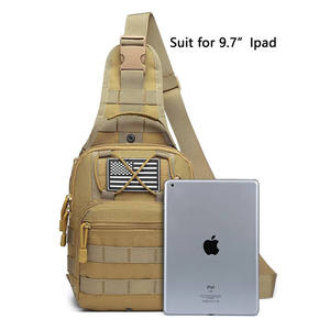 タクティカルスリングバックパックバッグパックモールシングルショルダーバックパッククロスボディバッグホルスター付き10リットル - Product Image 2