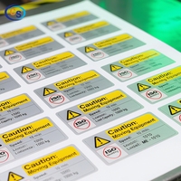 Étiquettes et autocollants adhésifs durables, holographiques, anti-contrefaçon, imperméables, personnalisables pour les besoins d'étiquetage des emballages.