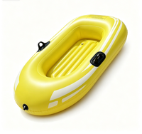 Kayak gonflable en PVC pour la pêche, radeau pour activités nautiques, capacité de 2 personnes, modèle pour enfants, poignée épaissie