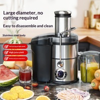 Mond.uk 1000W Commerciële Centrifugaal Sapcentrifuge 85mm Brede Invoeropening Automatische RVS Fruitpers Machine voor Winkels
