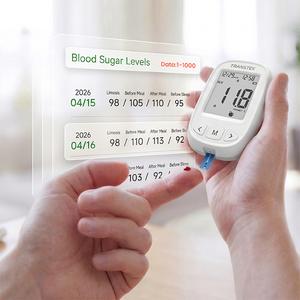 <span class=keywords><strong>Medidor</strong></span> <span class=keywords><strong>de</strong></span> <span class=keywords><strong>Glucosa</strong></span> en Sangre Eléctrico para Uso Doméstico con Bluetooth para Personas Mayores, Inicio con un Toque, Pantalla LCD Grande y Fácil <span class=keywords><strong>de</strong></span> Leer, 2 Años <span class=keywords><strong>de</strong></span> Garantía - Product Image 3
