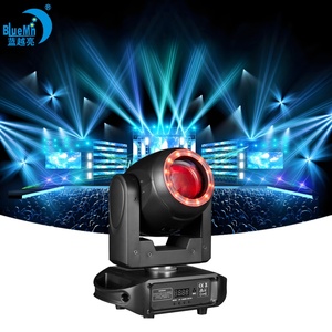 Luz Móvil de Cabeza con Efecto de Arcoíris, Luz de Escenario Multicolor de 80w, Luminarias de Escenario - Product Image 1