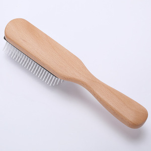Brosse à cheveux en bois de grande taille, peigne de massage pour usage en salon - Product Image 2