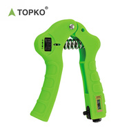 TOPKO Agarre Ajustable con Contador para Gimnasio, Fitness, Fuerza y Ejercicios de Mano, Dispositivo Entrenador de Fuerza de Agarre