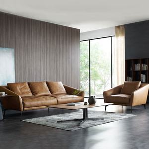 Canapé MEIJIA, best-seller, style européen moderne, deux places, élégant, en velours, luxe, trois pièces, avec garnissage en plumes d'oie - Product Image 3