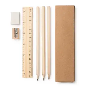 Set da Scrittura in Legno Naturale, Gadget Sostenibili - Product Image 2