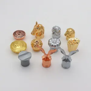 Luxury Crown Cap Zinc Alloy Perfume Bottle Cap Metal Perfume Cap For Glass Bottle