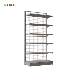 Heavy Duty White Double Sided Grocery Store <b>Racking</b> Adjustable Layer Supermarket Display <b>Shelf</b> for Retail Shop - Product Image 4