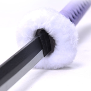 Katana de cosplay <span class=keywords><strong>One</strong></span> <span class=keywords><strong>Piece</strong></span> Trafalgar <span class=keywords><strong>Law</strong></span>, 104 cm, lame en bambou non tranchante avec accents en plastique - Product Image 4