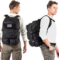 Sac à dos tactique de grande capacité pour hommes et femmes, 50L, Molle, sac à dos de survie en plein air