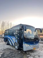 Bus presque neuf de marque Kinglong, bus de luxe à essence avec 35 sièges, prix bas, autocar de voyage à vendre
