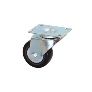 High Quality Sofa Support Leg Furniture Casters Casters with Modern Sofa Feet Wheels Stainless Steel Chrome Plated Rubber Wheels